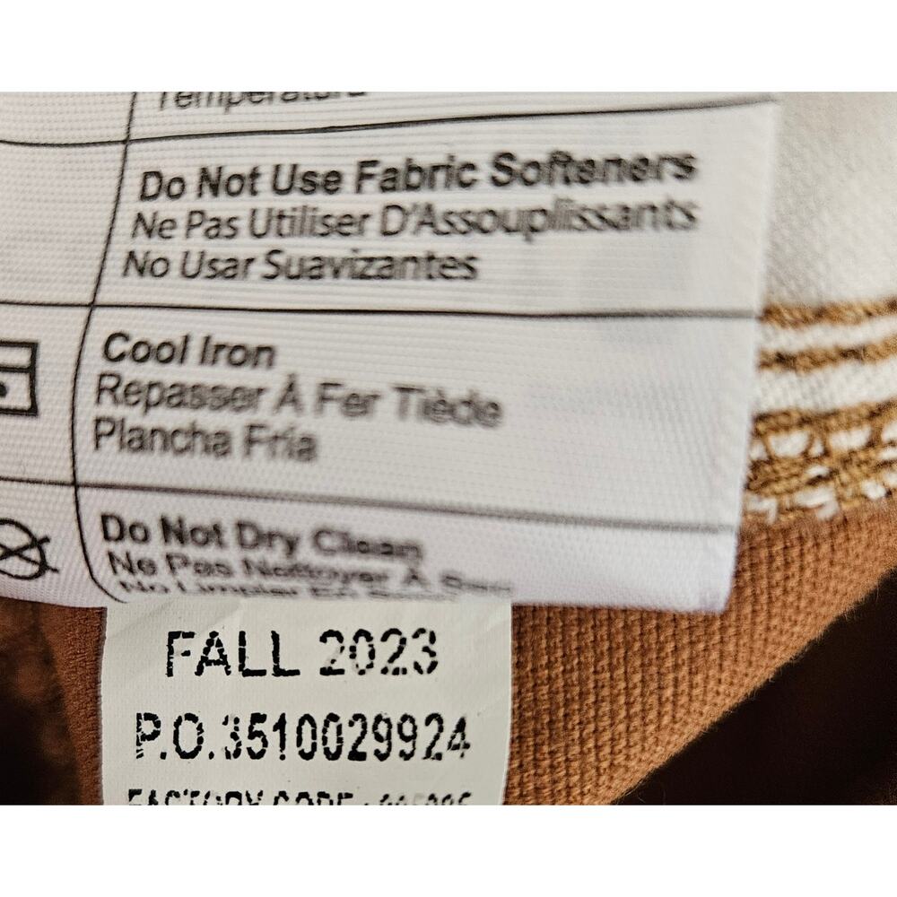Carhartt Women's Essential Ashland Cargo Pant Brown Sz 10 Reg EUC - Picture 11 of 12
